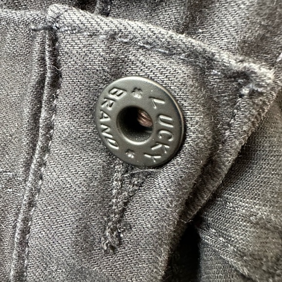 Lucky Brand Easy Rider Jeans Womens Size 32 Black Wash Mid Rise - Picture 8 of 9